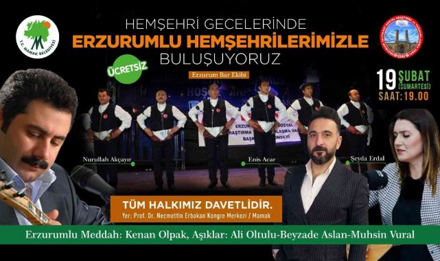 Erzurumlular Mamak'ta buluşacak