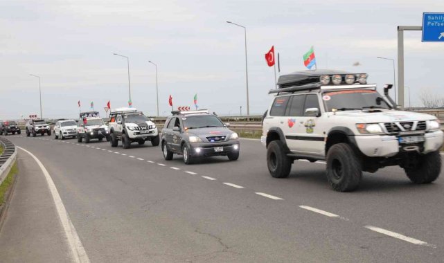 Fatsa'dan Azerbaycan'a 'teşekkür' konvoyu