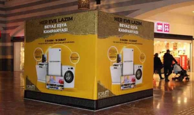 Forum Diyarbakır AVM'de beyaz eşya kampanyası sona erdi