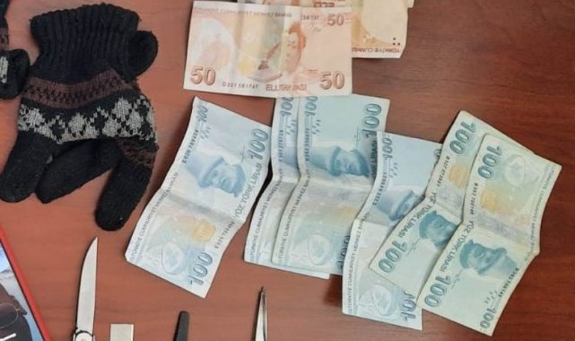 Gaspçılar kısa sürede yakalandı