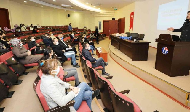 GAÜN personellerine hayat kurtaran eğitim