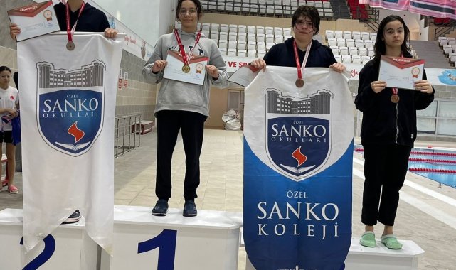 Gaziantep okullararası yıldızlar yüzme müsabakası