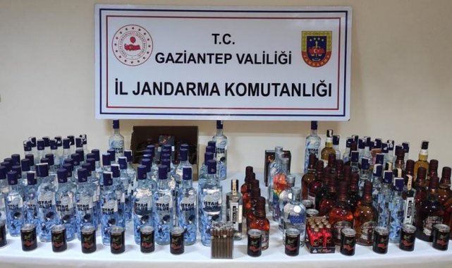 Gaziantep'te 135 litre sahte alkol ele geçirildi
