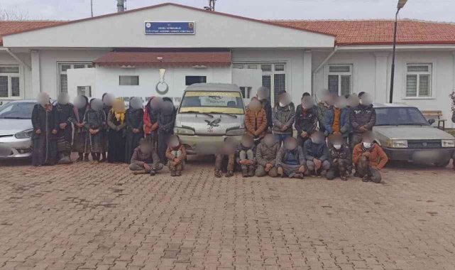 Gaziantep'te 60 düzensiz göçmen yakalandı