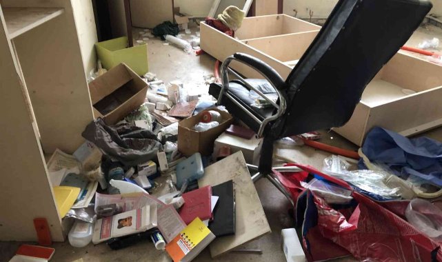 Gaziantep'te Aile Sağlığı Merkezi'ni talan eden şüpheli tutuklandı