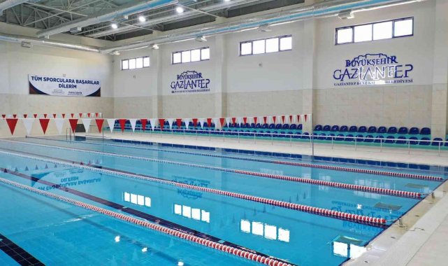 Gaziantep'teki spor salonu ve yüzme havuzlarından 147 bin kişi yararlandı