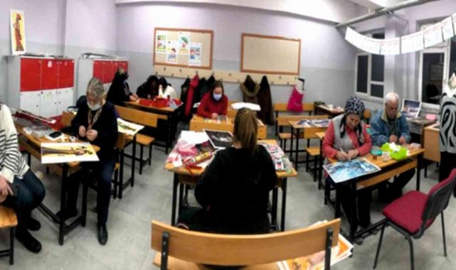 Gediz'de 'Kat'ı Sanatı Kursu' açıldı