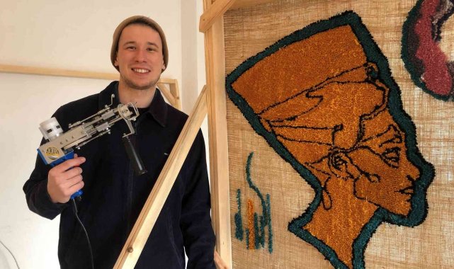 Genç iç mimardan mesleğindeki eksikliğe &#039;Tufting&#039; çözümü