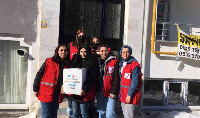 Genç kızılay İskilip'te 'Sevgi bohçası' projesini başlattı