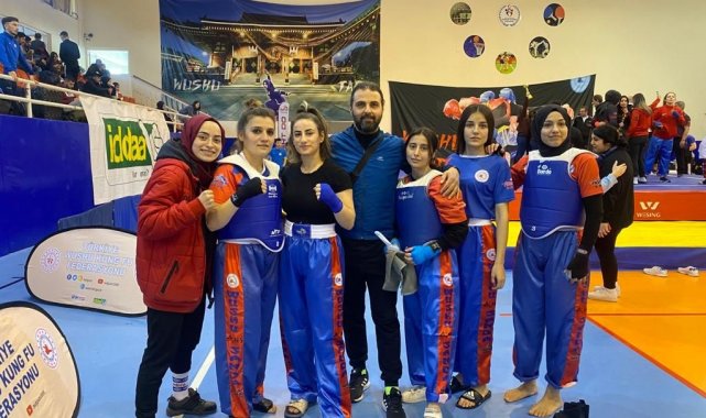 Genç Sporcular Türkiye Wushu Kung Fu Şampiyonası'ndan madalyalarla döndü