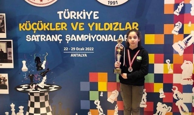 GKV Özel okulları öğrencisi Beren Kalyoncu Türkiye ikincisi