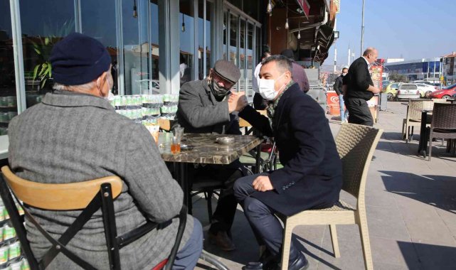 Gölbaşı Belediye Başkanı Ramazan Şimşek, esnafla bir araya geldi