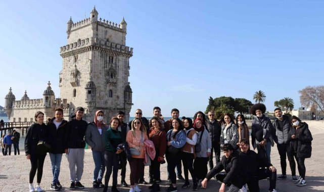 Gömeçli öğrenciler Portekiz'de staj gördü