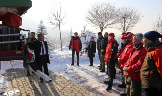 Gönüllülere orman yangını eğitimi