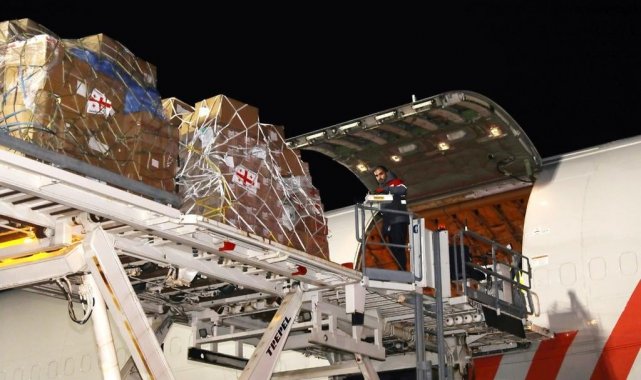 Gürcistan'dan Ukrayna'ya 100 ton insani yardım