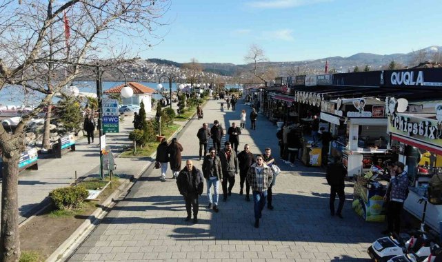 Güzel havayı fırsat bilip İstanbul'un arka bahçesine akın ettiler