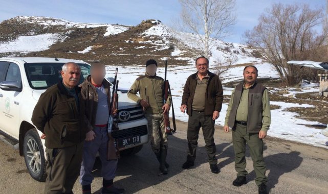 Hafta sonu avcılar denetlendi