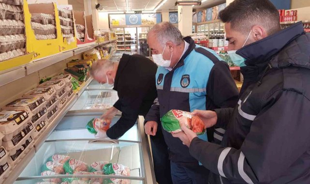 Hakkari'de kasa ve raf denetimi
