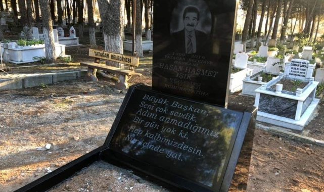 Hasan Haşmet Işık&#039;ın mezarı 1 yıl sonra yapıldı
