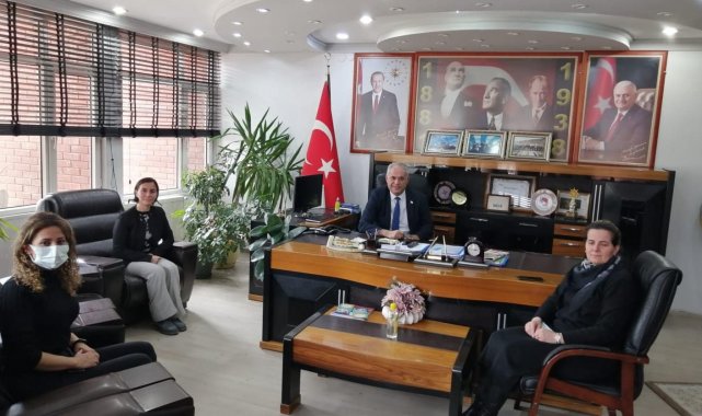 Haşit'ten, Başkan Yaman'a ziyaret