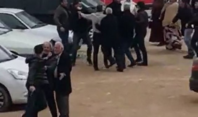 Hasta ziyaretine gelen akrabalar arasında silahlı kavga