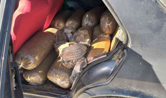 Hatay&#039;da 180 kilogram bandrolsüz tütün ele geçirildi