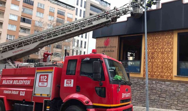 Havalandırma sistemindeki motor yangına neden oldu