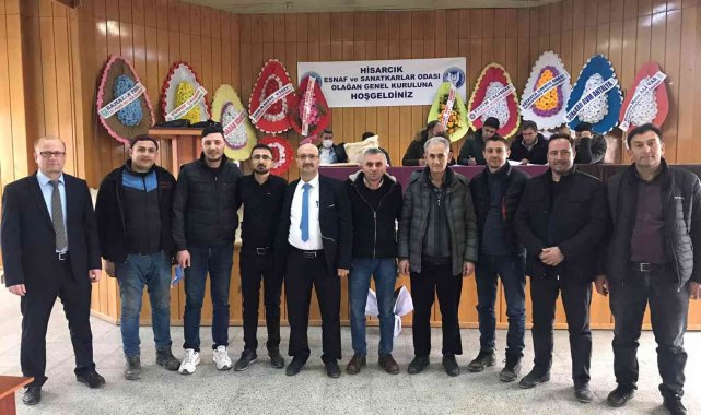 Hisarcık Esnaf ve Sanatkarlar Odası Başkanı Tosun, güven tazeledi