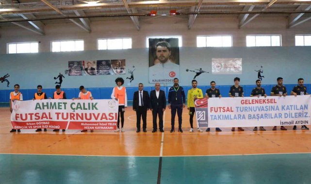 Hizan'da Ahmet Çalık anısına futsal turnuvası