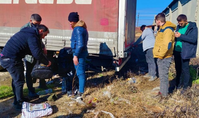 İki göçmenin tırdaki umuda yolculuğu Tekirdağ'da son buldu