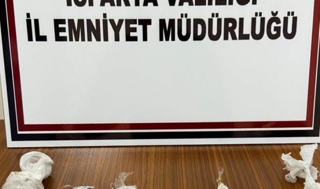 Isparta'da uyuşturucu operasyonu: 3 kişi tutuklandı