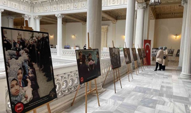 İstanbul Üniversitesi'nde 'Sükut İkrardan Gelmez' fotoğraf sergisi açıldı