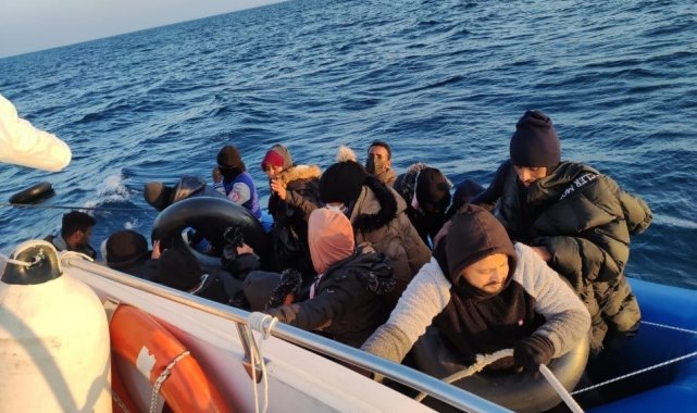 İzmir açıklarında düzensiz göçmen hareketliliği