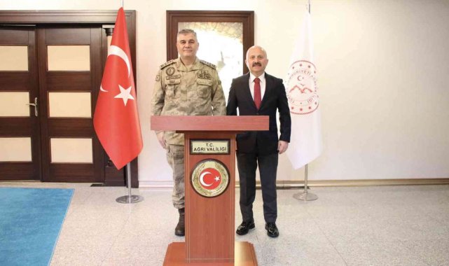 Jandarma Genel Komutan Yardımcısı Orgeneral Ali Çardakcı'dan, Vali Varol'a Ziyaret