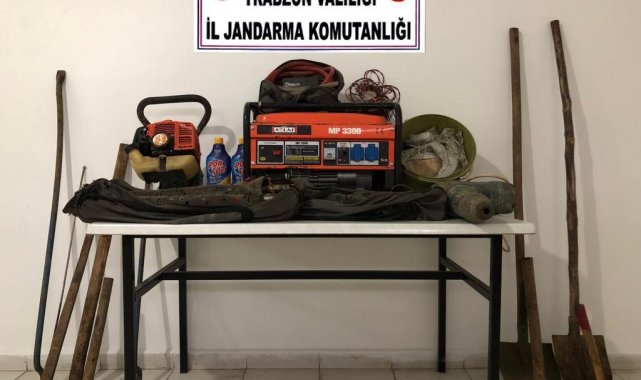 Kaçak kazı yaparken suçüstü yakalandılar