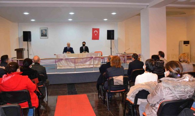 Kadına şiddetin önlenmesi ile ilgili toplantı