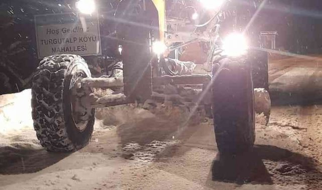 Kar yağışına anında müdahale