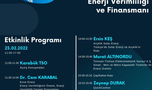 Karabük'te "Enerji Verimliliği ve Finansmanı" semineri