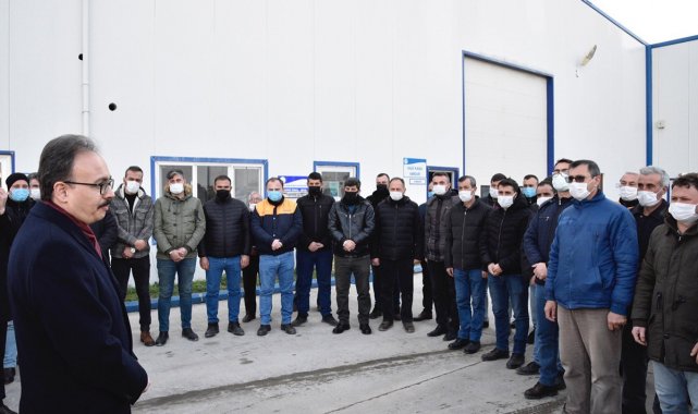 Karla mücadele ekiplerini tebrik etti