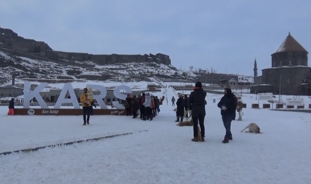 Kars'a turistlerden yoğun ilgi