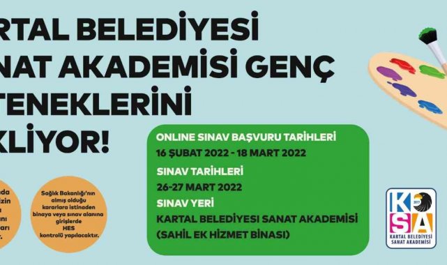 Kartal Belediyesi Sanat Akademisi genç yetenekleri bekliyor