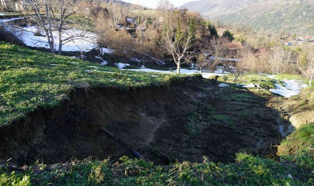 Kastamonu'da heyelanlar devam ediyor
