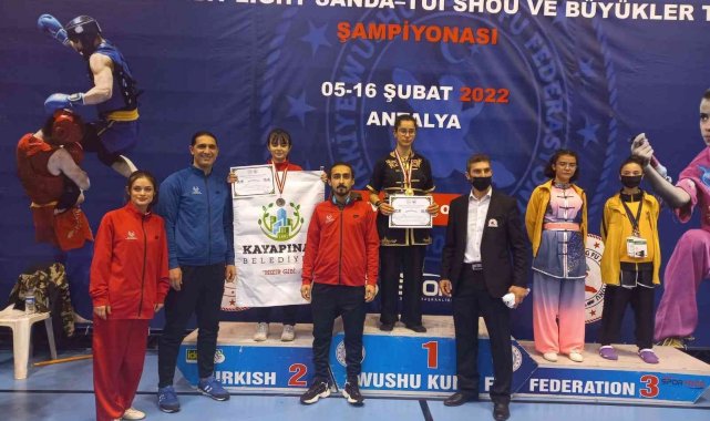 Kayapınarlı wushu sporcuları Antalya&#039;dan ödüllerle döndü