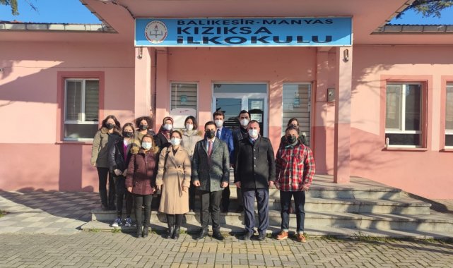 Kaymakam Çelik&#039;ten kızıksa ilk ve orta okuluna ziyaret