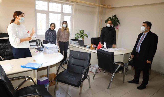 Kaymakam Mehmet Tunç, Cizre Rehberlik ve Araştırma Merkezini gezdi