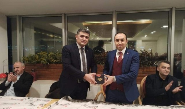 Kaymakam Özgür Pelvan&#039;a veda yemeği