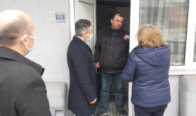 Kaymakam Taşçı engelli vatandaşları yalnız bırakmıyor