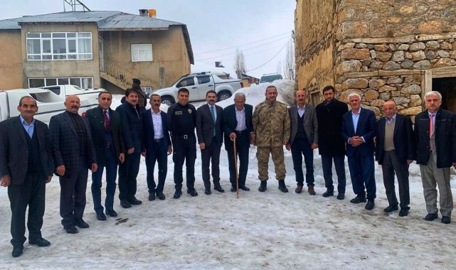 Kaymakam Tugay'dan köy ziyareti