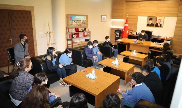 Kaymakam Tunç, Vergi Haftası&#039;nda öğrencilerle bir araya geldi