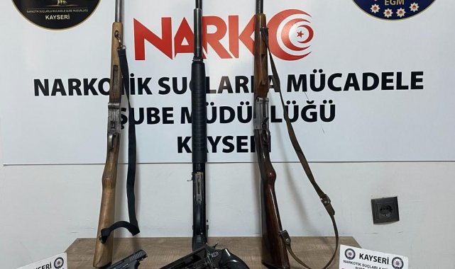 Kayseri'de 3 farklı uyuşturucu operasyonu: 5 gözaltı